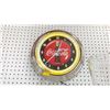 Image 2 : LIGHTED COCA COLA WALL CLOCK AND VINTAGE BUDWEISER GLASS PITCHER