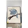 Image 1 : WEST COAST FIRST NATION L.E.P "STELLER'S JAY" FRAMED PRINT (SIGNED & NUMBERED)