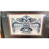 Image 6 : MAYNARD JOHNNY JR. "TWO HEADED THUNDERBIRD" FRAMED PRINT - APPROX. 14 1/2" X 11 1/2"