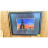 Image 1 : FRAMED WEST COAST FIRST NATIONS  "INUKSUK" PRINT - APPROX. 15 1/4" X 12 1/4"