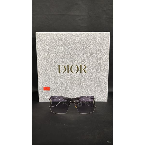 PAIR OF DIOR SUNGLASSES WITH BOX - *MISSING 1 NOSE PIECE/LENSES SCRATCHED/NO SUNGLASS CASE*