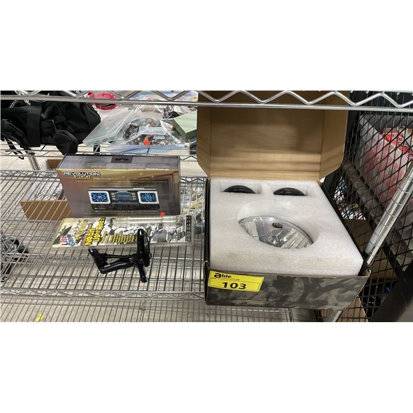 MOTORCYCLE HEADLIGHT KIT, AV EQUIPMENT & LIGHTING CONTROL, 6" THIN LINE NEON LIGHT RODS & MORE