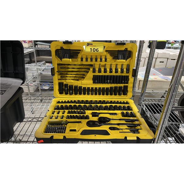 STANLEY PROFESSIONAL GRADE 183 PIECE BLACK CHROME MECHANICS TOOL SET