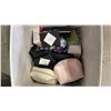 Image 2 : (3) BINS OF ASSORTED MAKEUP, SKIN CARE MASKS & FALSE EYELASHES