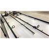 Image 9 : GROUP OF 4 ASSORTED FISHING RODS WITH 4 FISHING REELS
