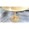 Image 3 : BAMBOO MID CENTURY INSPIRED ROUND DINING TABLE - 36" DIAMETER