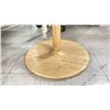 Image 4 : BAMBOO MID CENTURY INSPIRED ROUND DINING TABLE - 36" DIAMETER