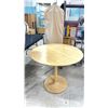 Image 6 : BAMBOO MID CENTURY INSPIRED ROUND DINING TABLE - 36" DIAMETER