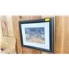 Image 3 : ROBERT BATEMAN "COUGAR AT KIKOMUN"  PRINT - APPROX. 16 1/2" X 13 3/4" FRAMED