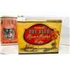 Image 4 : 2 ANTIQUE ADVERTISING COLLECTORS TINS - BRIGHT TIGER CHEWING TOBACCO & BLUE BOY TOFFEE