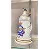 Image 4 : REGIMENTAL PORCELAIN BEER STEIN WITH DANCING GIRL LITHOPHANE BOTTOM - MADE IN GERMANY