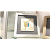 Image 3 : 2 FUSED GLASS/METAL FRAMED ART PIECES - BOTH ARE SIGNED BY ARTIST