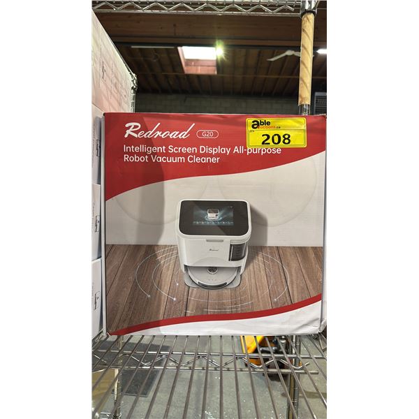 REDROAD G20 INTELLIGENT SCREEN DISPLAY ALL PURPOSE ROBOT VACUUM CLEANER & MOP