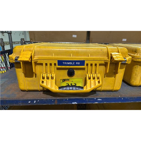 YELLOW PELICAN CASE WITH FOAM INSERTS