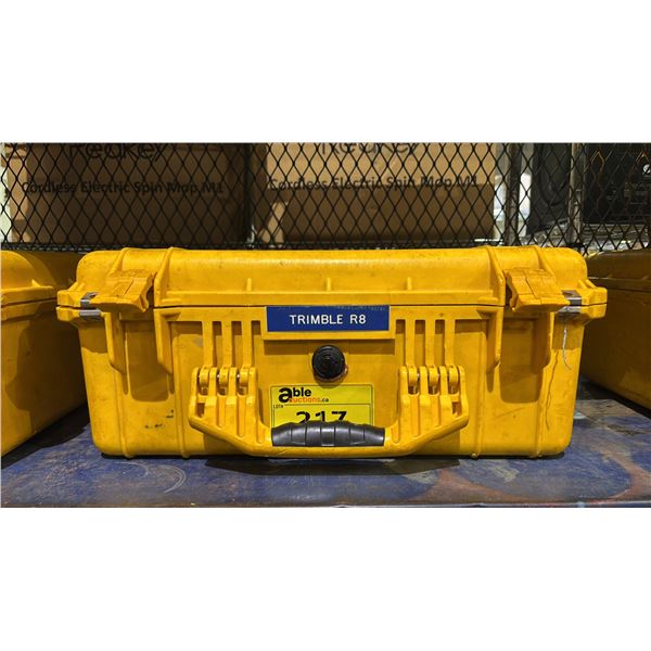 YELLOW PELICAN CASE WITH FOAM INSERTS