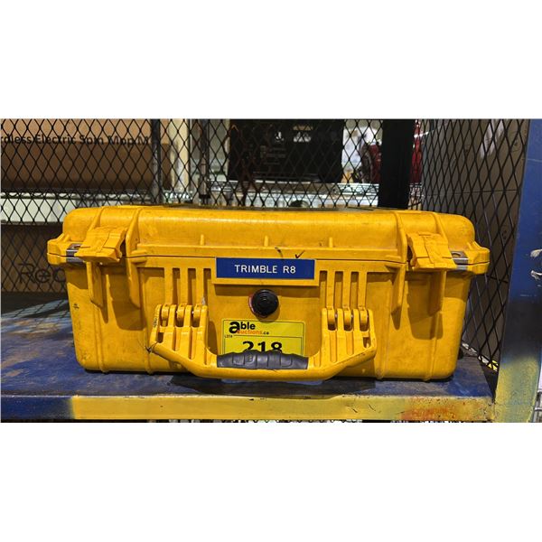 YELLOW PELICAN CASE WITH FOAM INSERTS