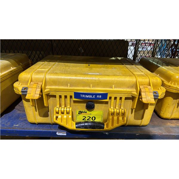 YELLOW PELICAN CASE WITH FOAM INSERTS