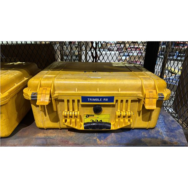 YELLOW PELICAN CASE WITH FOAM INSERTS