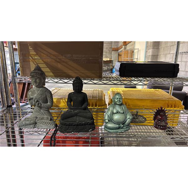 SHELF OF HOME DECOR ITEMS