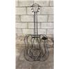 Image 1 : BLACK METAL DECORATIVE GUITAR WITH EASEL STAND