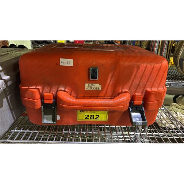 ORANGE SOKKIA HARD TRANSPORT CASE WITH FOAM INSERTS