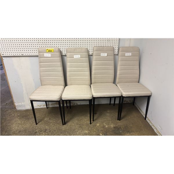 4 DINING CHAIRS