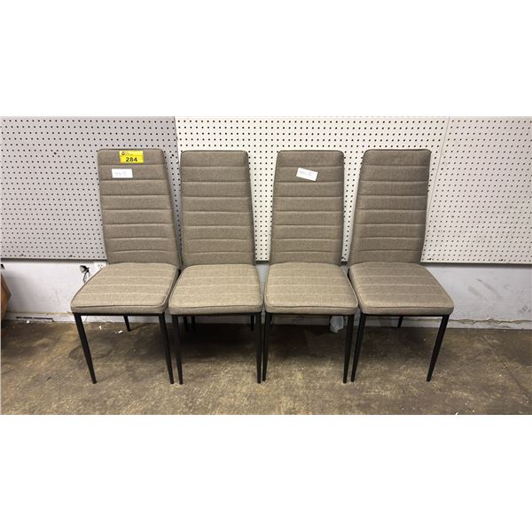 4 DINING CHAIRS