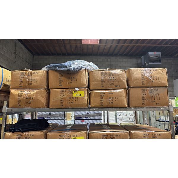 SHELF OF EXTRA EXTRA SMALL, EXTRA SMALL, MEDIUM & LARGE TANK TOPS IN ASSORTED COLORS