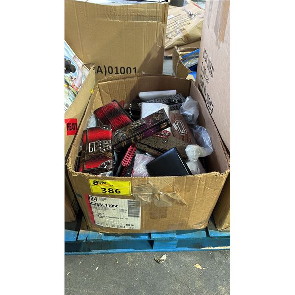 CASE OF WALLETS IN ASSORTED COLORS & STYLES