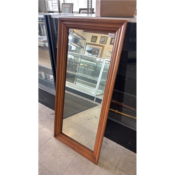 FRAMED MIRROR - APPROX. 18"W X 39"H