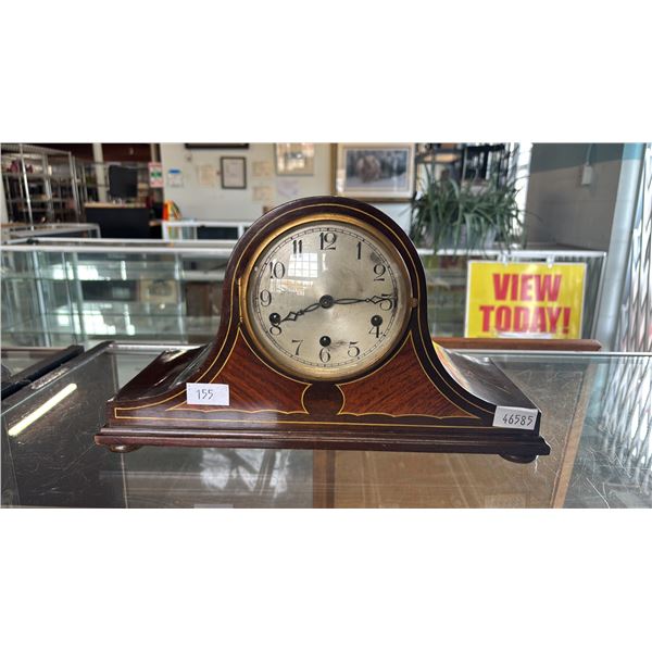 ANTIQUE WOODEN TABLE TOP CLOCK