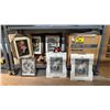 Image 1 : BOX OF CHRISTMAS DECORATIONS & ASSORTED PICTURE FRAMES