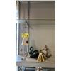 Image 1 : WINDCHIME, BLUE MOUNTAIN POTTERY DECORATIVE SWAN & A BRASS WALL MOUNTABLE BELL