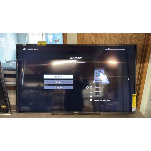 SONY 60" TELEVISION WITH POWER CORD *NO REMOTE/NO STAND*