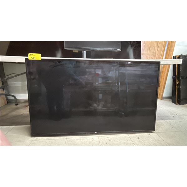 LG 55" TELEVISION *NO POWER CORD/NO REMOTE/NO STAND*