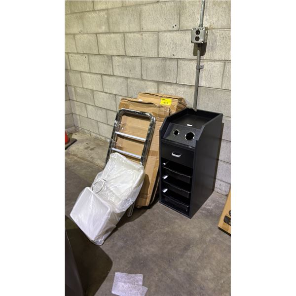 THREE MOBILE STORAGE ORGANIZERS