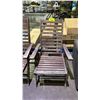 Image 2 : TWO WOODEN FOLDING PATIO CHAIRS