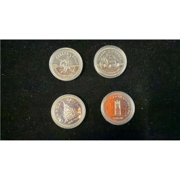 (4) .5 SILVER COINS1875- 1975, 1679-1979, 1952-1977, 1876-1976