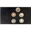 Image 1 : (5) .5 SILVER COINS - 1882-1982, 1834-1984, 19801885-1985, 1978