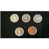 Image 1 : (5) .5 SILVER COINS - 1874-1974, 1875-1975, 1679-1979, 1952-1977, 1876-1976