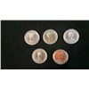 Image 2 : (5) .5 SILVER COINS - 1874-1974, 1875-1975, 1679-1979, 1952-1977, 1876-1976