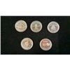 Image 1 : (5) .5 SILVER COINS - 1874-1974, 1875-1975, 1679-1979, 1952-1977, 1876-1976