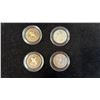 Image 1 : (4) .5 SILVER COINS - 1871-1971, 1873-1973,1873-1973, 1873-1973
