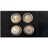 Image 2 : (4) .5 SILVER COINS - 1871-1971, 1873-1973,1873-1973, 1873-1973