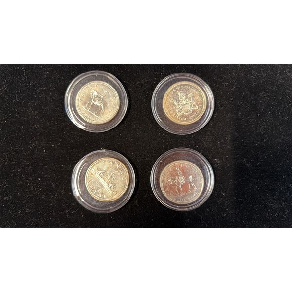 (4) .5 SILVER COINS - 1871-1971, 1873-1973, 1972, 1873-1973