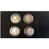 Image 2 : (4) .5 SILVER COINS - 1871-1971, 1972, 1972, 1873-1973
