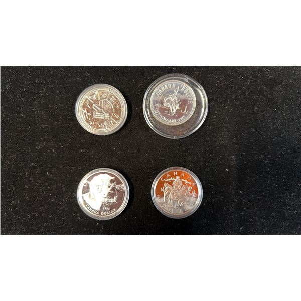 (4) .5 SILVER COINS - 1969-1994, 1995, 1875-1975, 1978