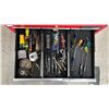 Image 4 : CRAFTSMAN 12 DRAWER TOOL BOX WITH KEY & CONTENTS