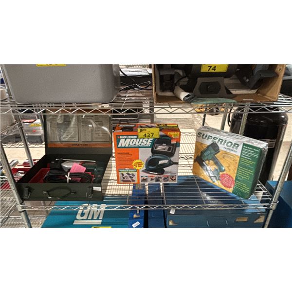 WALTER METABO ELECTRIC ROTARY HAMMER, BLACK & DECKER MOUSE SANDER/POLISHER & A SUPERIOR FASTENER