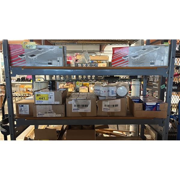 SHELF OF ASSORTED OIL FILTERS